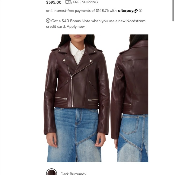 Excellent Condition 💯 black leather Moto Jacket - Picture 15 of 15